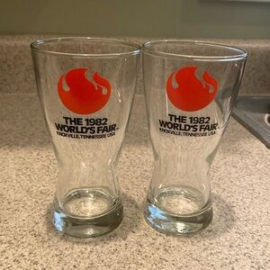 Vintage 1982 World’s Fair Glasses set of 2